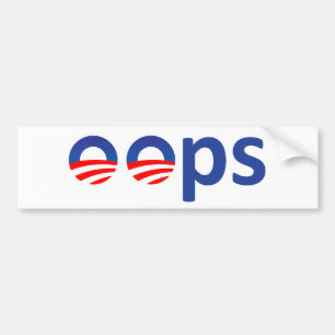 Oops! Obama Bildekal