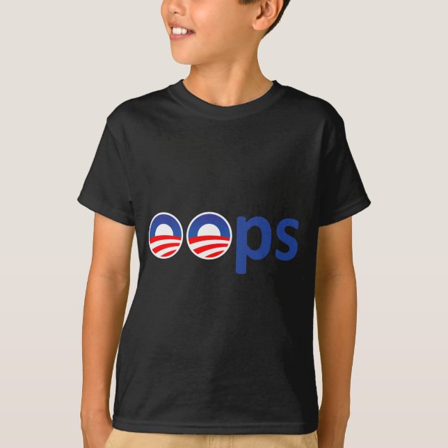 Oops! Obama T-shirt (Framsida)