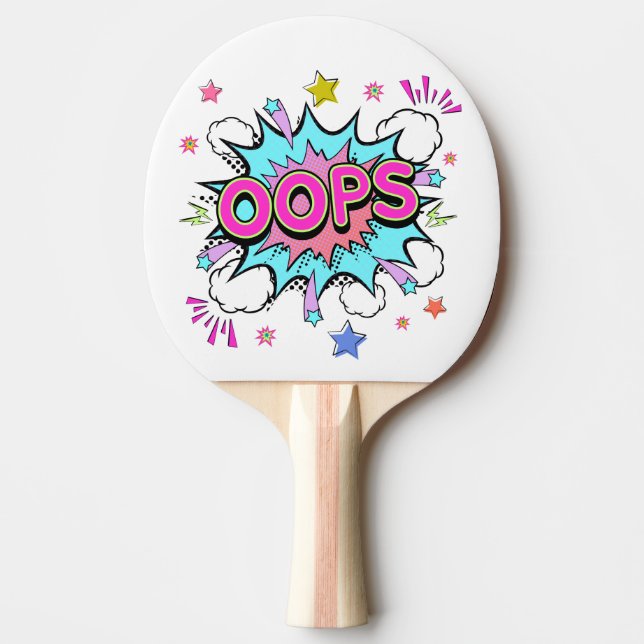 Oops pop Art Explosion Pingisracket (Framsidan)