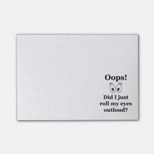 Oops! Post-it Block