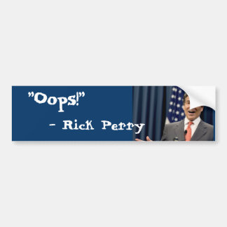 Oops! - Rick Perry Bildekal