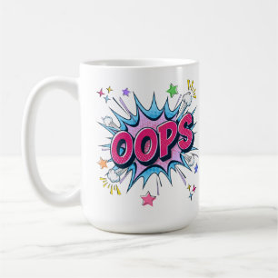OOPS Tecknad Burst Kaffemugg