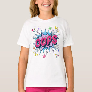 OOPS Tecknad Burst T Shirt