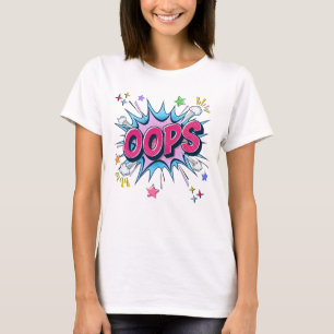 OOPS Tecknad Burst T Shirt