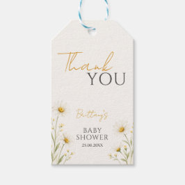 Oopsie Daisy Vilda Blomma Bebis Badrum Tack Presentetikett