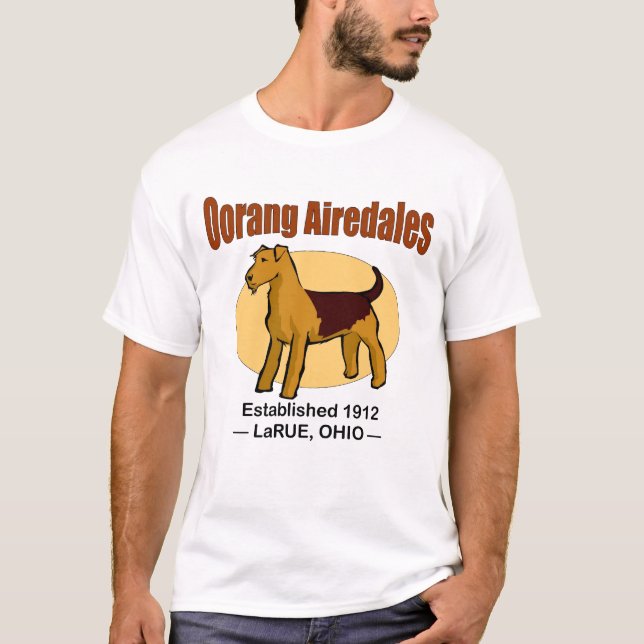 Oorang Airedales Tee Shirt (Framsida)