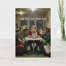 Oordentliga Tomtenissar Restaurang Mörk Humor Kort