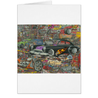 Oorganiserad salighet hälsningskort