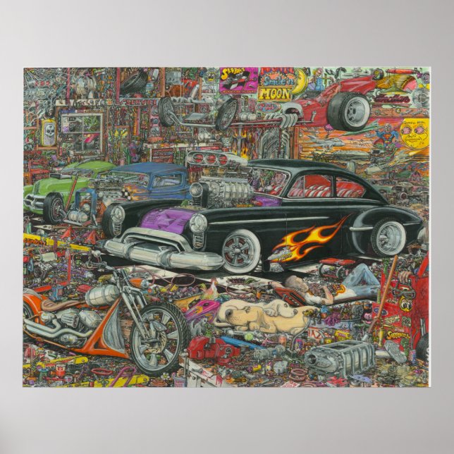 Oorganiserade blickar poster (Framsidan)