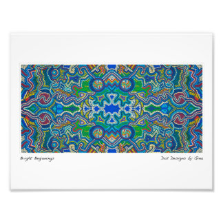 Ooriginalinspirerad punktdesign av Gina Fototryck