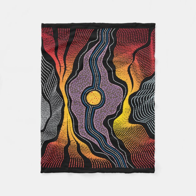 Ooriginell utformning av fleece Blanket (Framsidan)