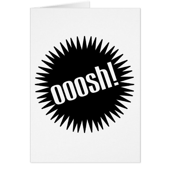 Oosh Hälsningskort (Framsidan)