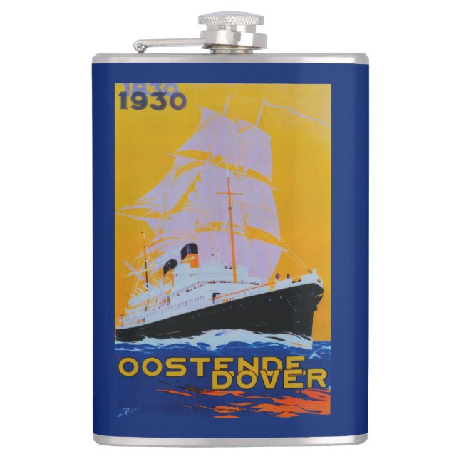 Oostende Dover vintage PosterEurope Fickplunta (Framsidan)