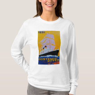 Oostende Dover vintage PosterEurope Tröja