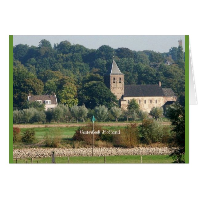 Oosterbeek Nederländska landskapet OBS Kort (Framsidan Horizontal)