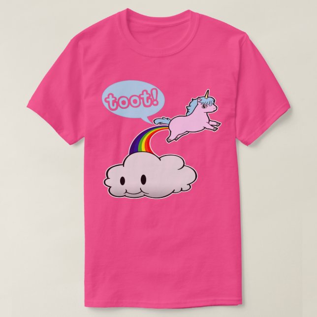 oot Unicorn Fart T Shirt (Design framsida)