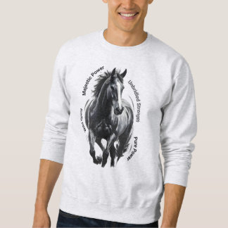 Oöverbryggad styrka lång ärmad tröja