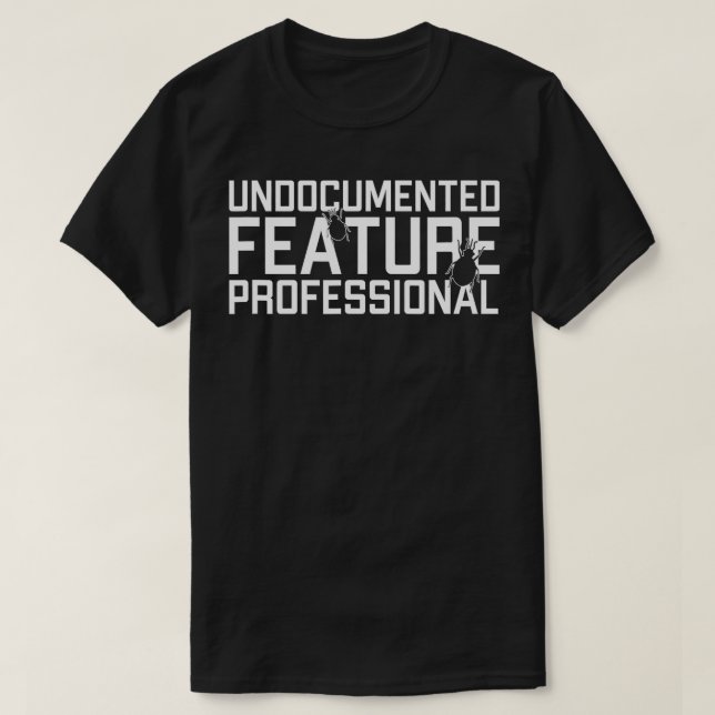 Oöverträffad enhet för Professionell av Software f T Shirt (Design framsida)