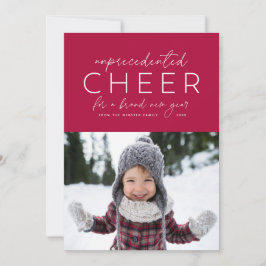 Oöverträffad jubla Gott nytt år 2021-fotokort Julkort