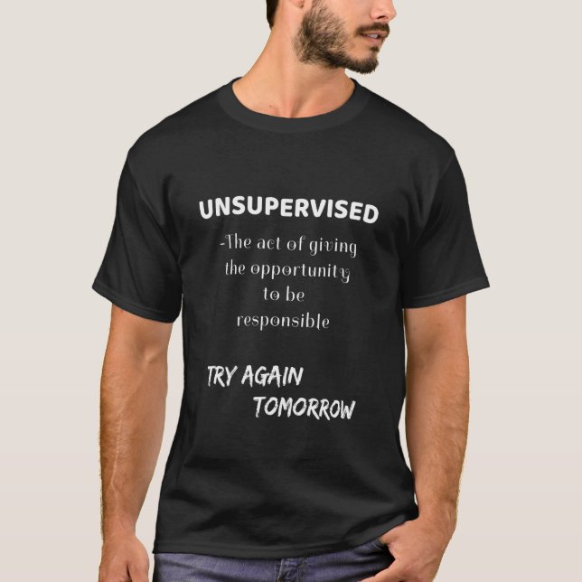 Oövervakad apparat t shirt (Framsida)
