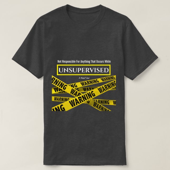 Oövervakad - En administratör T Shirt (Design framsida)