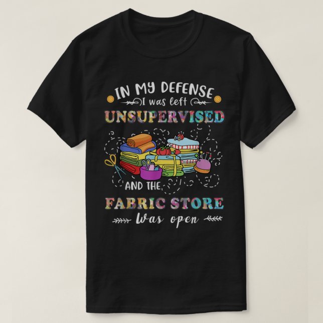 Oövervakad Quilters-lagring av oövervakad textilie T Shirt (Design framsida)