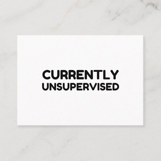 Oövervakad Visitkort (Framsida)