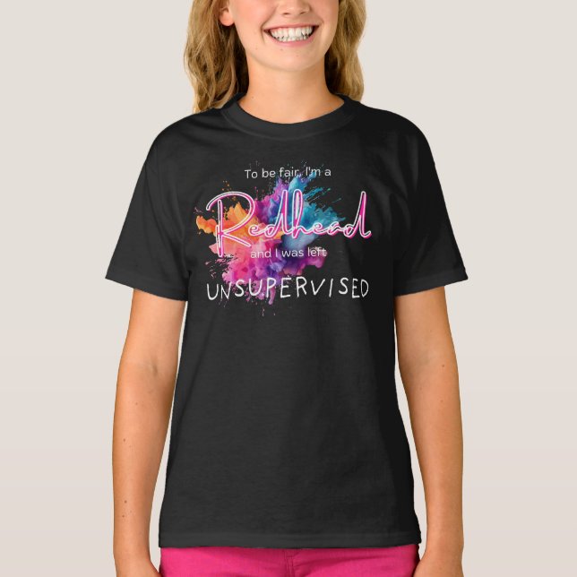 Oövervakat Rödhårig T-Shirt (Framsida)