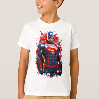Oövervinneliga Heroes: Barnens hållbarhetsdesign. T Shirt