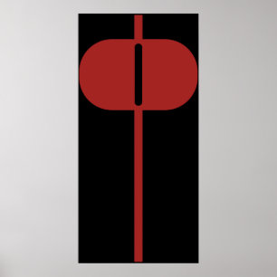 Oövervinnlig - Omni Man-Logotypen Poster