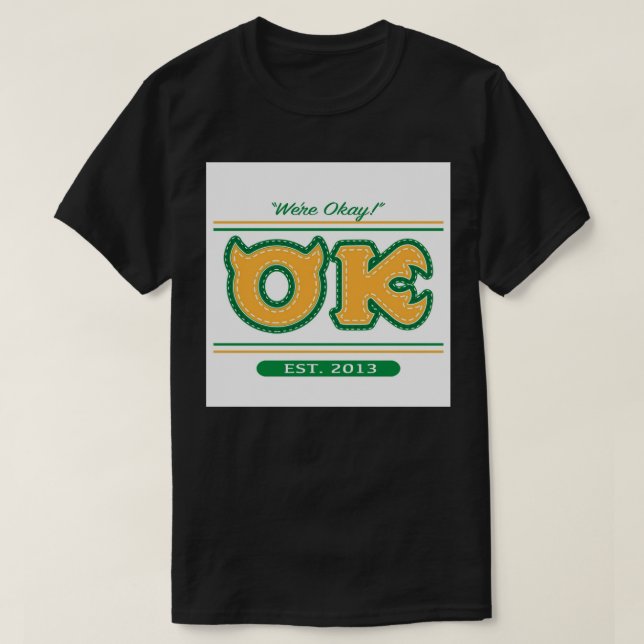 Oozma Kappa Spirit-Bära Fotografisk utskrift T Shirt (Design framsida)