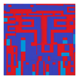 Op Architecture II - Ken Gage Abstract Perfect Poster