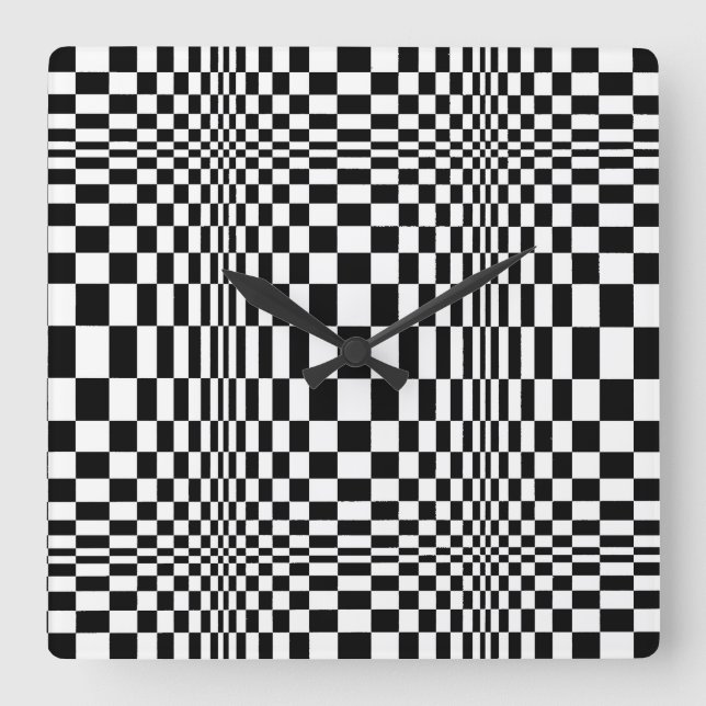 OP -Art #1 på Emporio Moffa Fyrkantig Klocka (Framsida)
