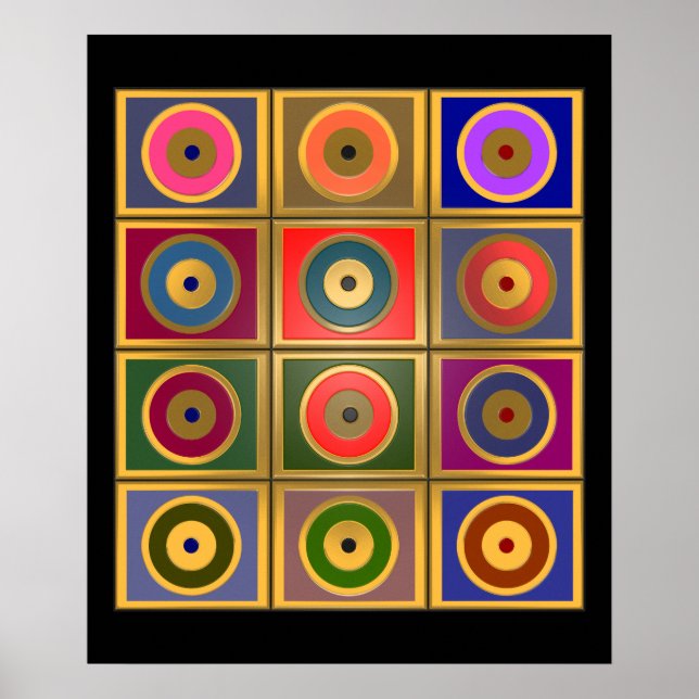 Op Art #2 Poster (Framsidan)