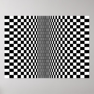 Op art-algoritm poster