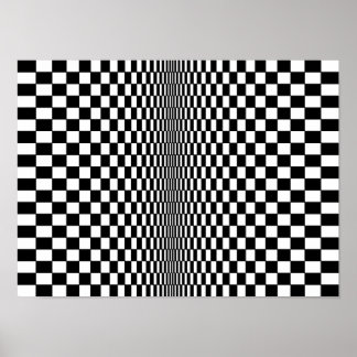 Op art-algoritm poster