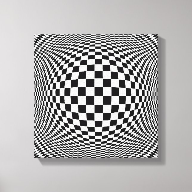 OP Art Canvastryck (Framsida)