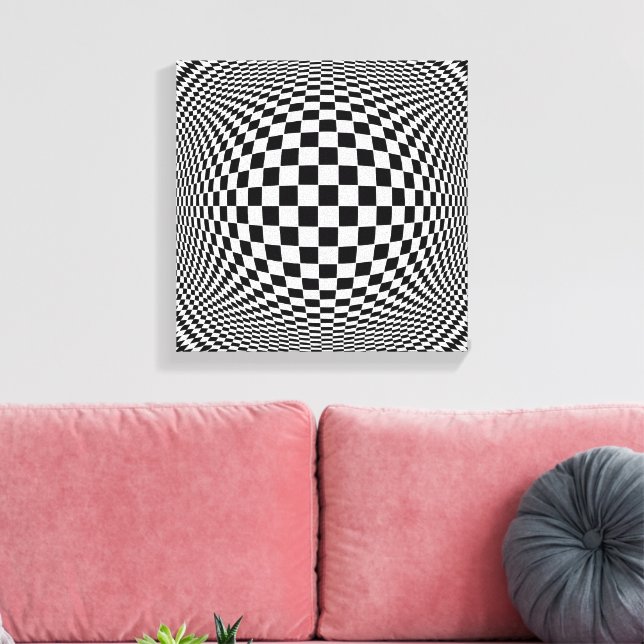OP Art Canvastryck (Insitu (Vardagsrum))