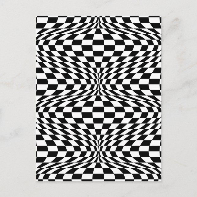 Op Art-kontroller Vykort (Framsida)
