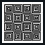 Op Art Only Symmetrisk form 10 Poster<br><div class="desc">Made med Op Art regler i åtanke.</div>