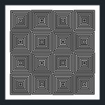 Op Art Only Symmetrisk form 10 Poster<br><div class="desc">Made med Op Art regler i åtanke.</div>