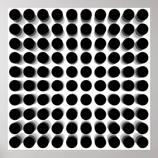 Op Art-Poster Poster (Framsidan)