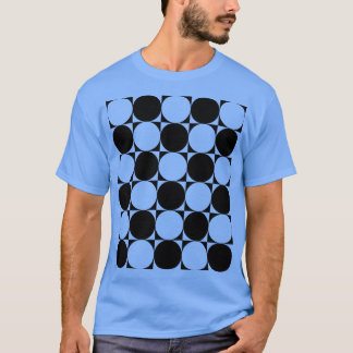 Op art-punkter t shirt
