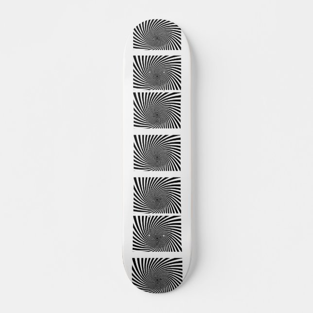 Op Art Skateboard (Framsida)