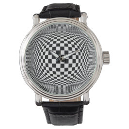 Op Art Time Bender Armbandsur