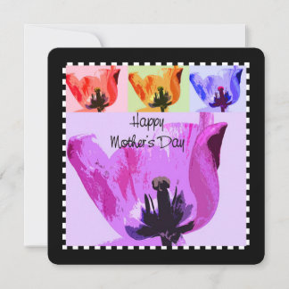 Op Art Tulips - Mors dag Paket - "MAMMA" Kort