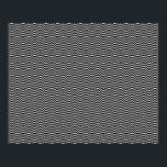 Op Art-Vågrät Vågar Black and White 01 Poster<br><div class="desc">Made med Op Art regler i åtanke.</div>