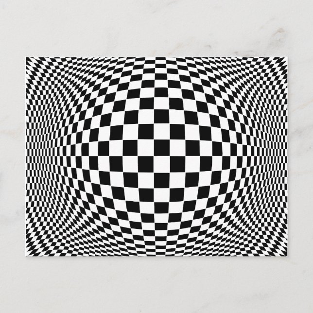 OP Art Vykort (Framsida)