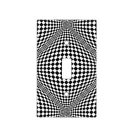 Op-Konst checkers i svartvitt