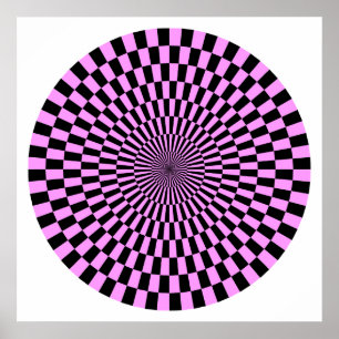 Op konst rullar - tända - violeten och svärtar poster
